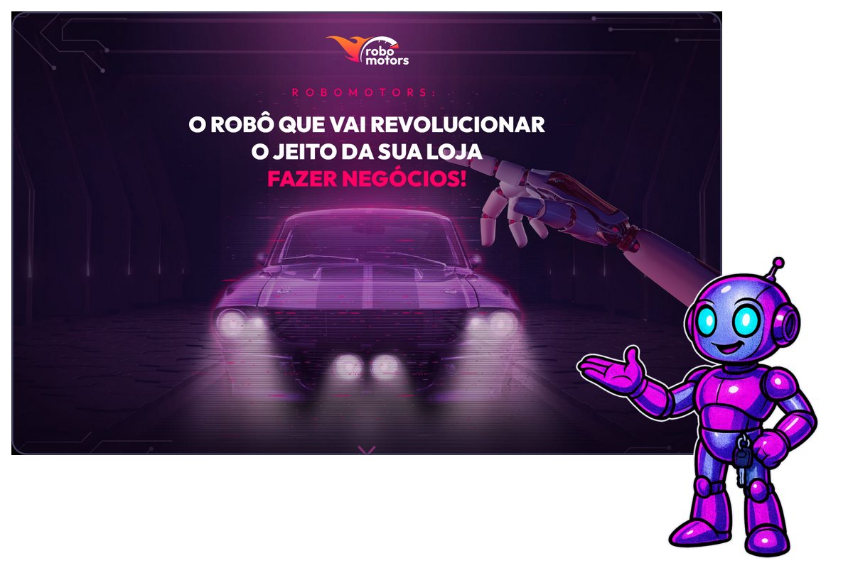 RoboMotors — inteligência artificial que negocia compra e permuta de carros